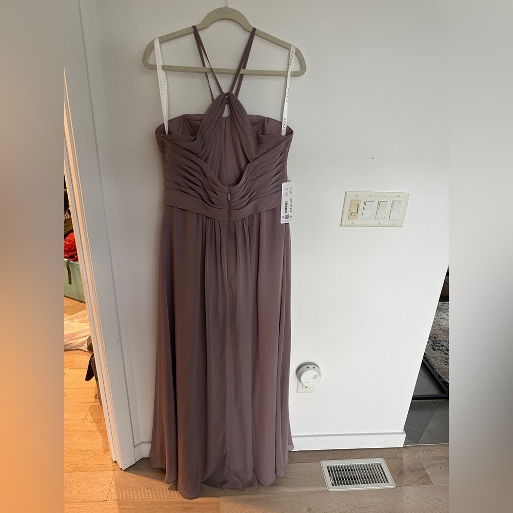 Azazie Spaghetti strap Dress in Dusk - Picture 4 of 8